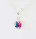 UK Multi Hot Pink, Blue, & Green Bubble Necklace