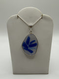 Bluebird of Paradise Seaglass Necklace